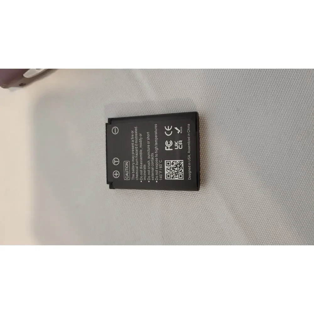 Nikon Coolpix S210 8MP Digital Camera Purple Lens Error Parts Repair Battery